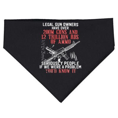 Legal Gun Owners Have Over 200m Guns USA-Made Doggie Bandana