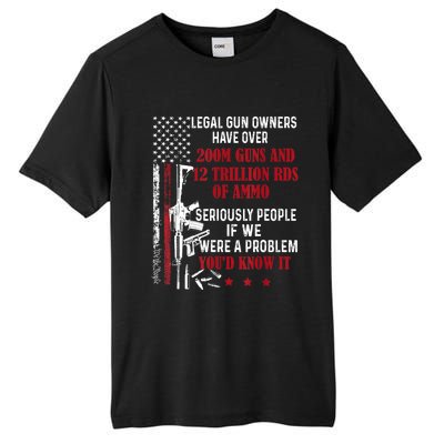 Legal Gun Owners Have Over 200m Guns And 12 Trillion Rds Tall Fusion ChromaSoft Performance T-Shirt