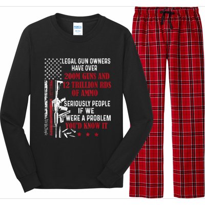 Legal Gun Owners Have Over 200m Guns And 12 Trillion Rds Long Sleeve Pajama Set