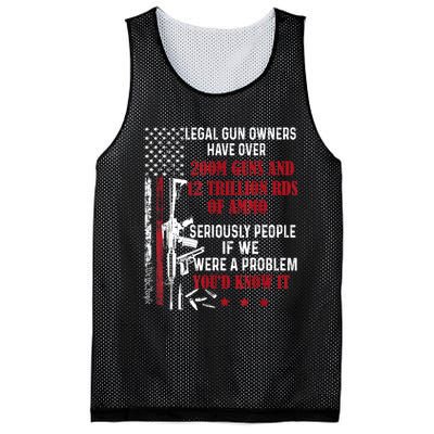 Legal Gun Owners Have Over 200m Guns And 12 Trillion Rds Mesh Reversible Basketball Jersey Tank