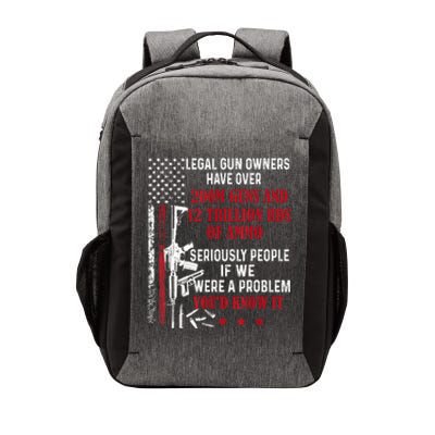 Legal Gun Owners Have Over 200m Guns And 12 Trillion Rds Vector Backpack