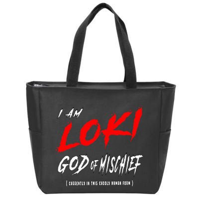 L.O.K.I God Of Mischief L.O.K.I Variant Merchandise Zip Tote Bag