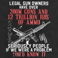Legal Gun Owners Have Over 200m Guns 7 Panel Mesh Trucker Snapback Hat