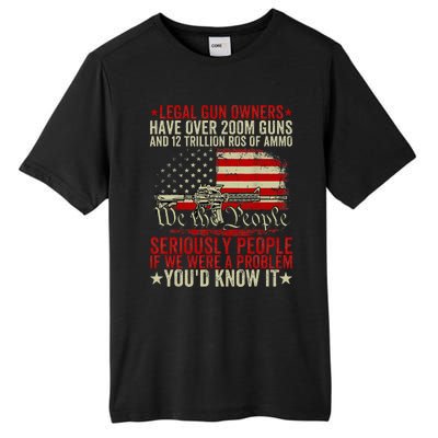 Legal Gun Owners Have Over 200m Guns And 12 Trillion Rds Tall Fusion ChromaSoft Performance T-Shirt