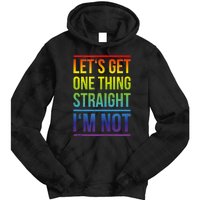 Lets Get One Thing Straight IM Not Lgbtq Rainbow Flag Tank Top Tie Dye Hoodie