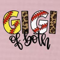 Leopard Gigi Of Both Baseball Softball Grandma Mother's Day 25L Jumbo Tote