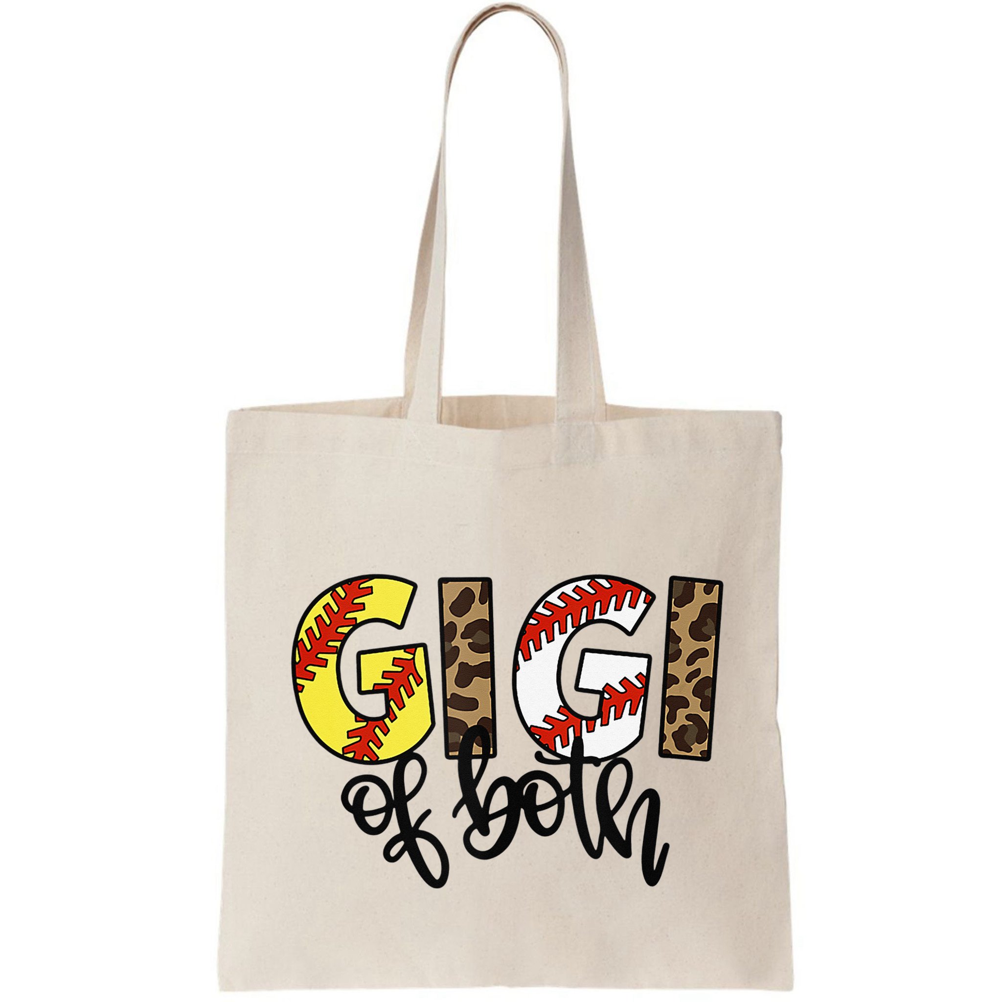 Leopard Gigi Of Both Baseball Softball Grandma Mother's Day Bag