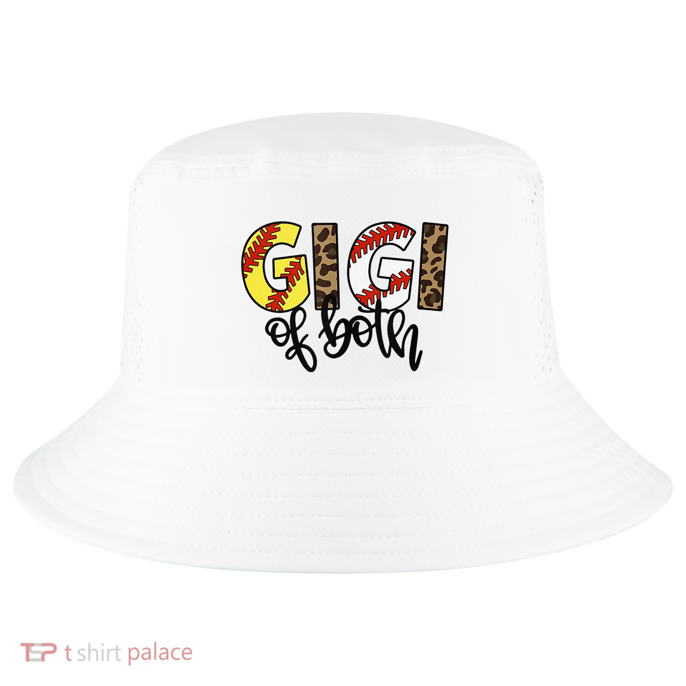 Leopard Gigi Of Both Baseball Softball Grandma Mother's Day Cool Comfort Performance Bucket Hat