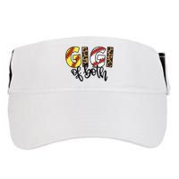 Leopard Gigi Of Both Baseball Softball Grandma Mother's Day Adult Drive Performance Visor