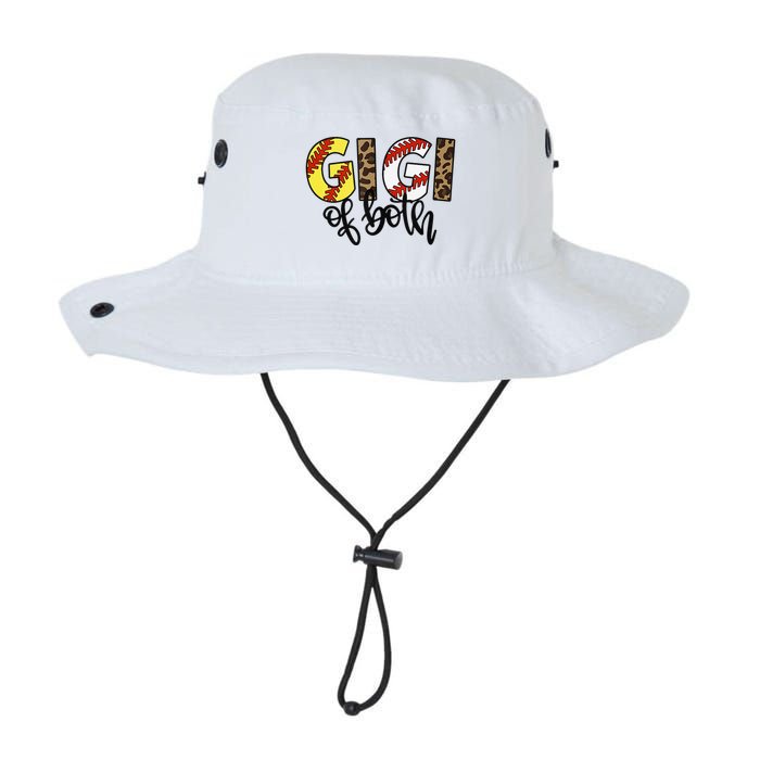 Leopard Gigi Of Both Baseball Softball Grandma Mother's Day Bucket Hat