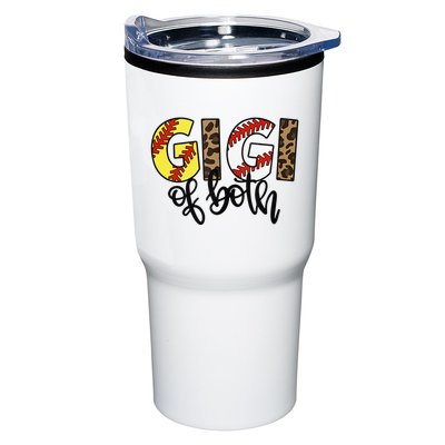 Leopard Gigi Of Both Baseball Softball Grandma Mother's Day Tumbler