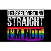 Lets Get One Thing Straight Im Not Lgbt Bumper Sticker