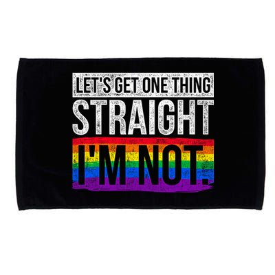 Lets Get One Thing Straight Im Not Lgbt Microfiber Hand Towel