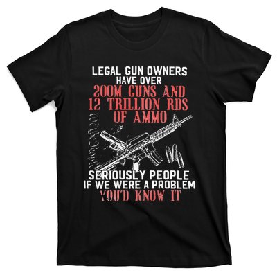 Legal Gun Owners Have Over 200m Guns T-Shirt