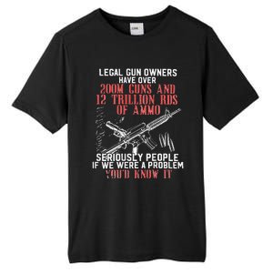 Legal Gun Owners Have Over 200m Guns Tall Fusion ChromaSoft Performance T-Shirt