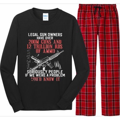 Legal Gun Owners Have Over 200m Guns Long Sleeve Pajama Set