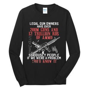 Legal Gun Owners Have Over 200m Guns Tall Long Sleeve T-Shirt