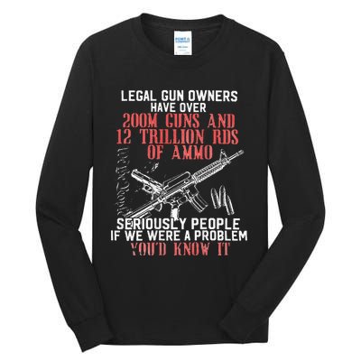 Legal Gun Owners Have Over 200m Guns Tall Long Sleeve T-Shirt