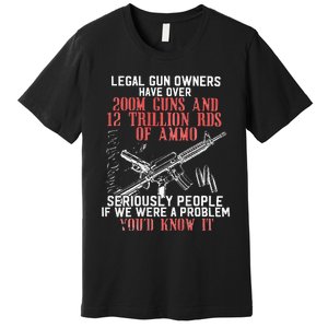 Legal Gun Owners Have Over 200m Guns Premium T-Shirt