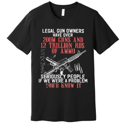 Legal Gun Owners Have Over 200m Guns Premium T-Shirt