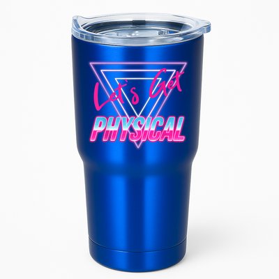 Lets Get Physical Workout Gym Tee 80's Retro Vintage Tumbler
