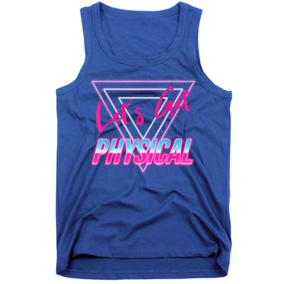Lets Get Physical Workout Gym Tee 80's Retro Vintage Tank Top