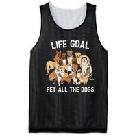 Life Goal Pet All The Dogs Shirt Funny Dog Lover TShirt Mesh Reversible Basketball Jersey Tank