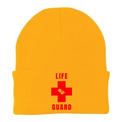 Life Guard Pregnancy Infant Loss Pro Life Stop Abortion Knit Cap Winter Beanie