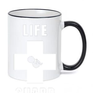 Life Guard Pregnancy Infant Loss Pro Life Stop Abortion 11oz Black Color Changing Mug