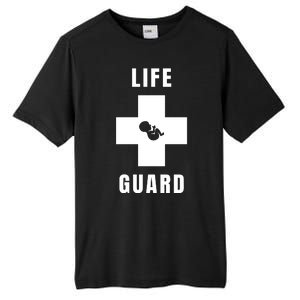 Life Guard Pregnancy Infant Loss Pro Life Stop Abortion Tall Fusion ChromaSoft Performance T-Shirt