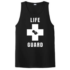 Life Guard Pregnancy Infant Loss Pro Life Stop Abortion PosiCharge Competitor Tank