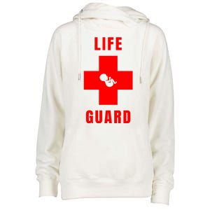 Life Guard Pregnancy Infant Loss Pro Life Stop Abortion Womens Funnel Neck Pullover Hood