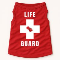 Life Guard Pregnancy Infant Loss Pro Life Stop Abortion Doggie Tank