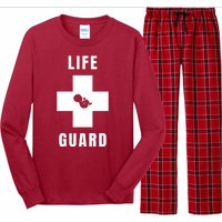 Life Guard Pregnancy Infant Loss Pro Life Stop Abortion Long Sleeve Pajama Set