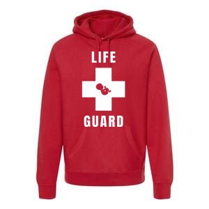 Life Guard Pregnancy Infant Loss Pro Life Stop Abortion Premium Hoodie