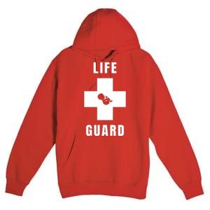 Life Guard Pregnancy Infant Loss Pro Life Stop Abortion Premium Pullover Hoodie