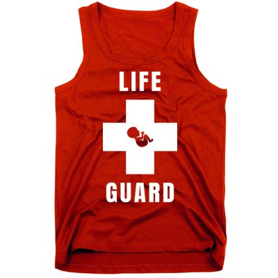 Life Guard Pregnancy Infant Loss Pro Life Stop Abortion Tank Top