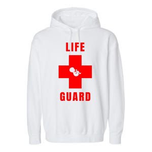 Life Guard Pregnancy Infant Loss Pro Life Stop Abortion Garment-Dyed Fleece Hoodie