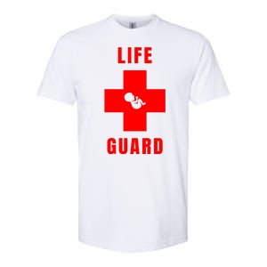 Life Guard Pregnancy Infant Loss Pro Life Stop Abortion Softstyle CVC T-Shirt