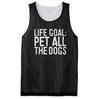 Life Goal Pet All The Dogs Pet Lover Gift Mesh Reversible Basketball Jersey Tank