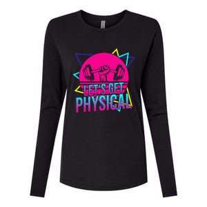 Lets Get Physical Gym Fitness 80s Workout Womens Cotton Relaxed Long Sleeve T-Shirt