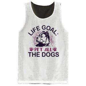 Life Goal Pet All The Dogs Mesh Reversible Basketball Jersey Tank