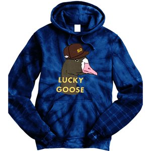 Lucky Goose Padres Goose Baseball Lover Gift Idea Tie Dye Hoodie