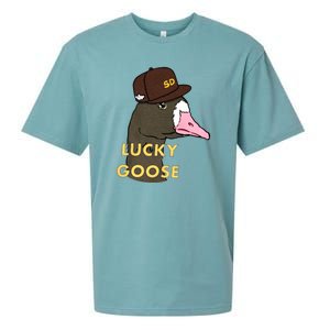 Lucky Goose Padres Goose Baseball Lover Gift Idea Sueded Cloud Jersey T-Shirt