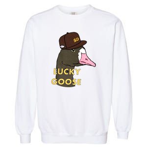 Lucky Goose Padres Goose Baseball Lover Gift Idea Garment-Dyed Sweatshirt