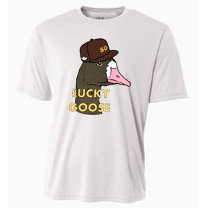 Lucky Goose Padres Goose Baseball Lover Gift Idea Cooling Performance Crew T-Shirt