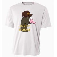 Lucky Goose Padres Goose Baseball Lover Gift Idea Cooling Performance Crew T-Shirt