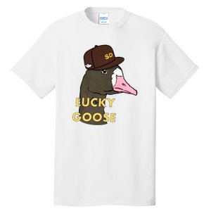 Lucky Goose Padres Goose Baseball Lover Gift Idea Tall T-Shirt