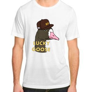 Lucky Goose Padres Goose Baseball Lover Gift Idea Adult ChromaSoft Performance T-Shirt