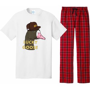 Lucky Goose Padres Goose Baseball Lover Gift Idea Pajama Set